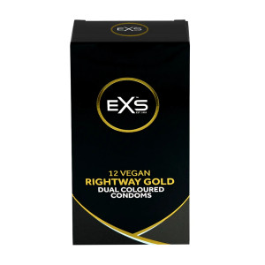 EXS Rightway Gold - Condoms - 12 Pieces