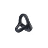 Vibrating Dual Penis Ring Black