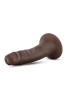  Plus 5 Inch Posable Dildo Chocolate 