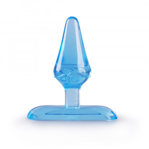 Dop Anal Mini Pleasure, Albastru, 6.5 cm, Mokko Toys