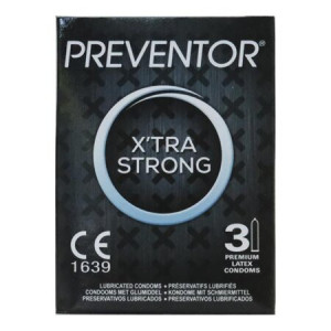 3 Προφυλακτικά Extra Strong Preventor, Premium Latex