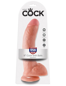 9" Cock with Balls Light