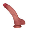 Carter Realistic Dildo with Suction Cup Liquid Silicone Natural 20.9 cm