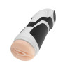 Electric Pussy Masturbator 9 Vibration Modes, 9 Suction Modes, USB, TPE Realistic, Black, 25.5 cm