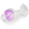 Gemoria Anal Plug, Silicone, Purple, 11.3 cm