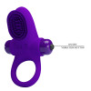 Pretty Love Penis Ring 2, 10 Vibration Modes, Silicone, Purple