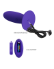 Dop Anal Youth, Remote Control, 12 Moduri Vibratii, Silicon, USB, Violet, 11 cm