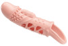 Cecelia Penis Extender with Vibrations, +2.5 cm, TPR, Natural