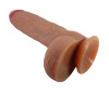 Mendel Realistic Dildo with Suction Cup Liquid Silicone Natural 25.5 cm