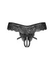 Trinise crotchless thong 