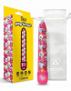 Classic Vibrator Prints Charming 10 Vibration Modes Pink 19 Cm