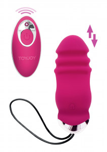 You Vibrator Remote Control Sunny Side Up & Down Silicon Pink