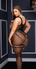 CROTCHLESS BODYSTOCKING BLACK, QUEEN