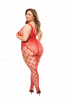 BACI OFF THE SHOULDER BODYSTOCKING RED, QUEEN