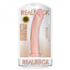 RealRock Curved 9 Inch Dildo in White 