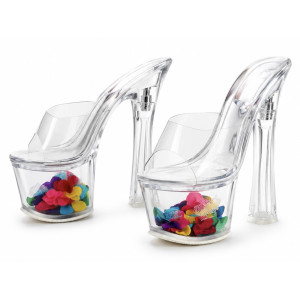 Transparent Slippers High Heels 