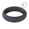 Wide O Silicone Cockring - S - 30mm - Black