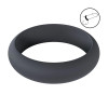 Wide O Silicone Cockring - XXL - 55mm - Black