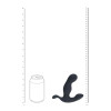 Heating and Vibrating Silicone Prostate Stimulator - Black