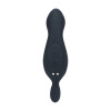 Heating and Vibrating Silicone Prostate Stimulator - Black