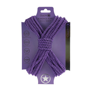 Polyester Bondage Rope - 32.8 ft / 10 m - Purple