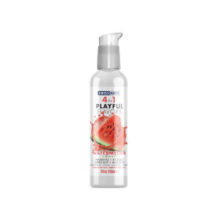 4 in 1 Playful Flavors - Lubricant with Watermelon Flavor - 4 fl oz / 118 ml