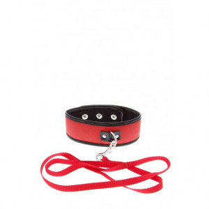 GP Collar And Leash Red