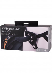5 inch Vibration Dildo Strap-On with Remote Control