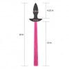Silicone Anal Plug with Pony Tail
