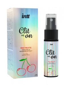 Clit Me On Spray with Warming Effect, Red Fruit Aroma, 12 ml