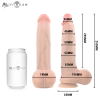 MR INTENSE - BRUCE XL SILICONE DILDO WITH TESTICLES 25.5 CM - 5.5 CM
