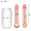 MR INTENSE - ARNOLD M VIBRATOR SILICONE PENIS SLEEVE WITH REMOTE CONTROL 14.5 CM - 4 CM