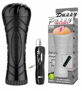 Vagin Masturbator 7 Moduri Vibratii Telecomanda 24 cm