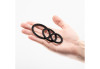 Bandoleros - Silicone Cockring Set - Black