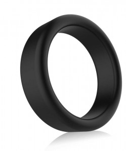 Penis Ring Large Super Cock Ring Silicon Black Passion Labs